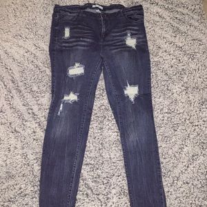 Refuge Size 16 Semi-Distressed/Ripped Jeans